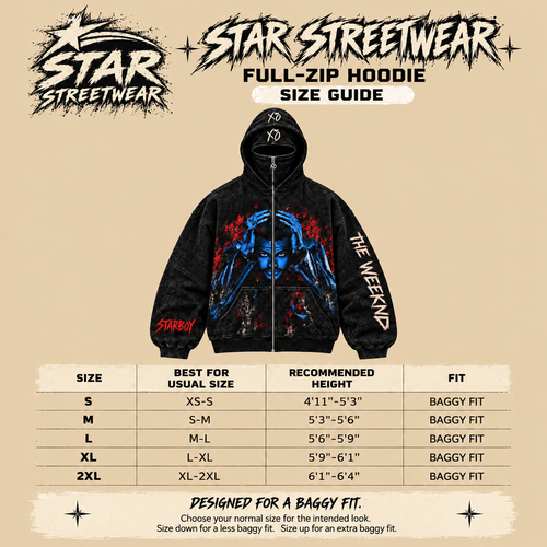 Starboy Full-Zip Hoodie