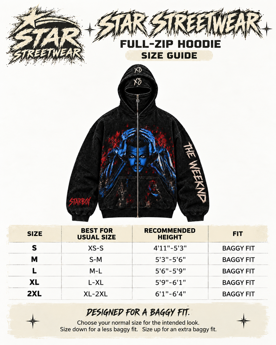 XO Mask Hoodie — Starboy Edition